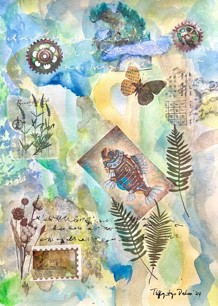 Steamed Fish with Ferns by Tiffany Arp-Daleo