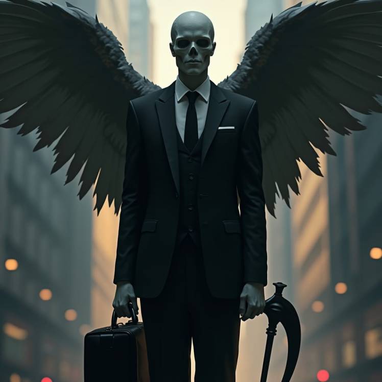 angel of death as a businessman