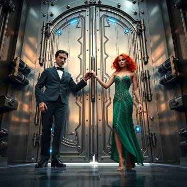 Tesla and Lulu by Teagan via Night Cafe