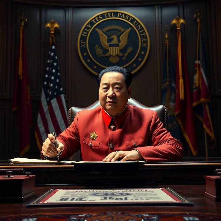 Parallel world where Mao Zedong is USA president