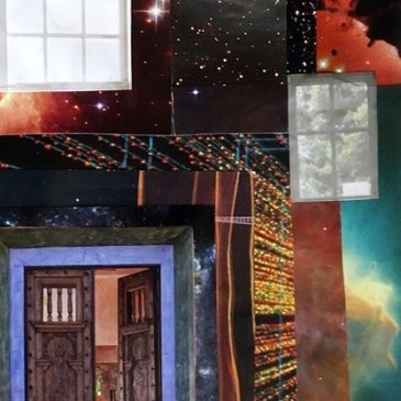 Cosmic Houses collage by Kerfe