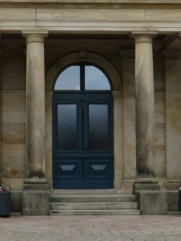 Wagner Festival Theatre door by Miriam Hurdle