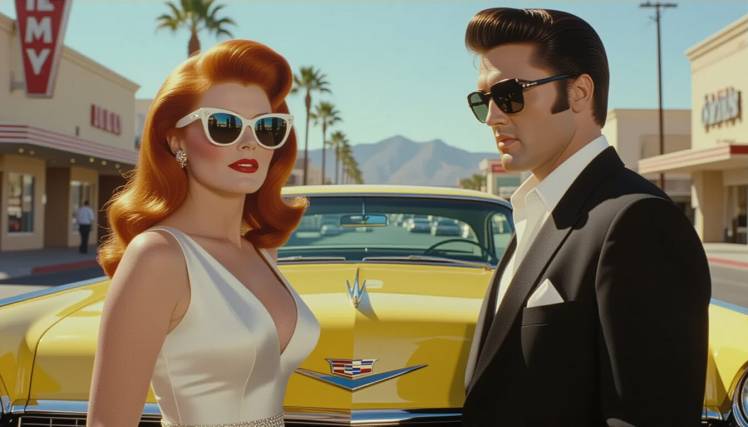 Ann-Margaret Elvis Presley 1960s Las Vegas by Teagan via Night Cafe