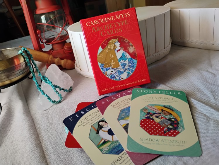Some of the Archetype cards by Caroline Myss, photo by Teagan Geneviene 