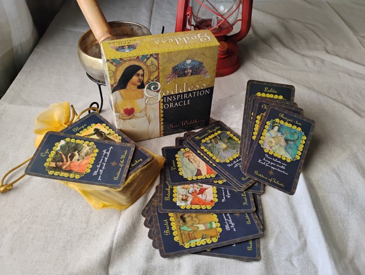 Goddess Inspiration Oracle _Kris Waldherr still life by Teagan Geneviene