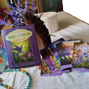 Magic of Flowers Oracle Cards still life by Teagan Geneviene