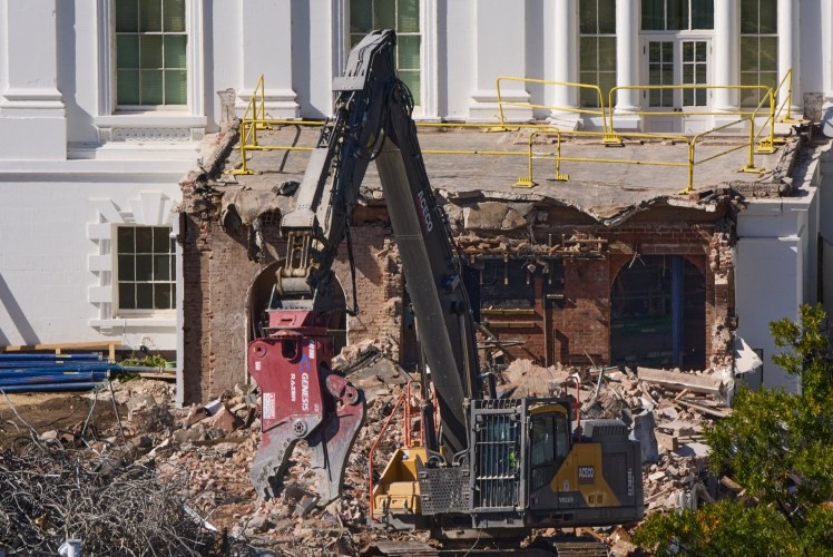 White House East Wing demolition Politico via Jacquelyn Martin-AP