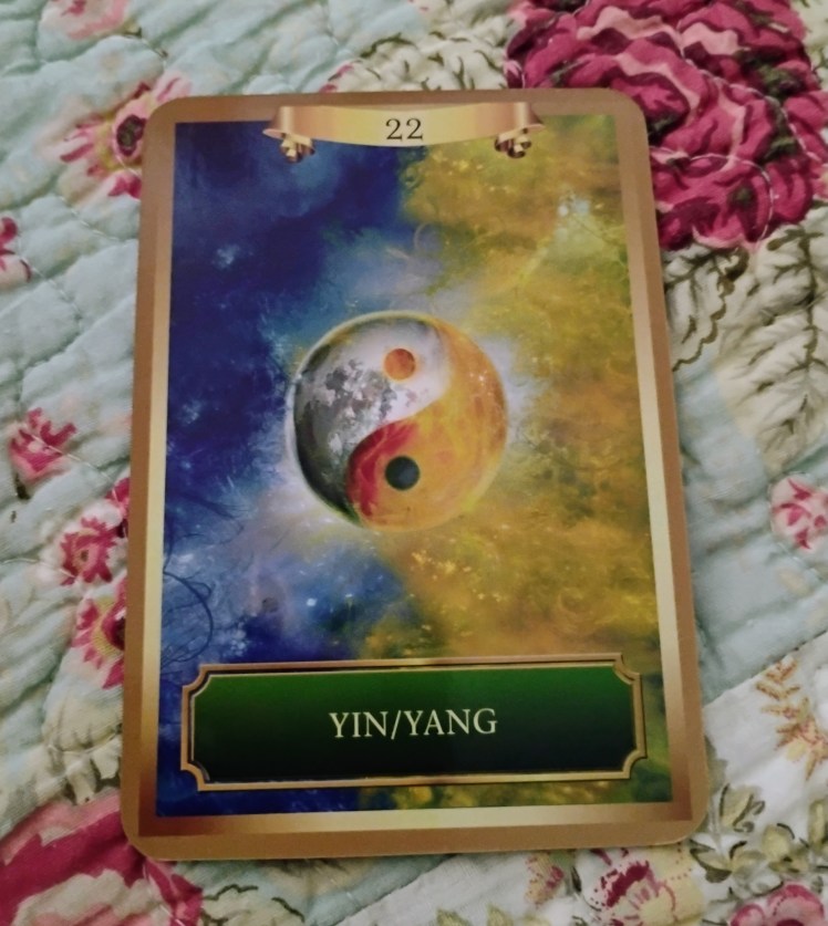 Energy Oracle card Yin-Yang