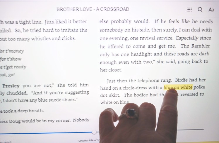 Brother Love Finger-point blue-white