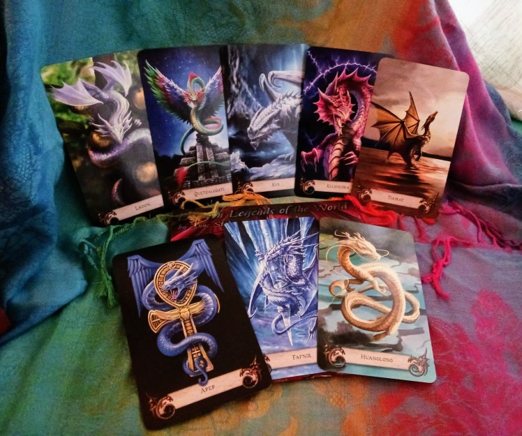8 cards for Whos Your Dragon game