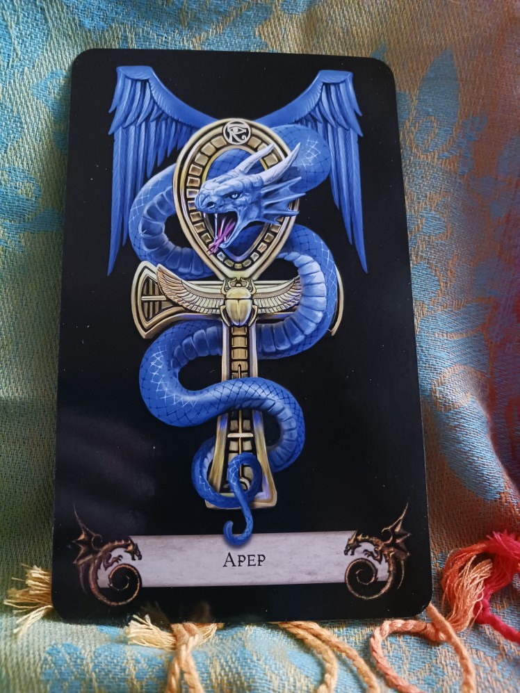 Apep Anne Stokes World Dragon Oracle card