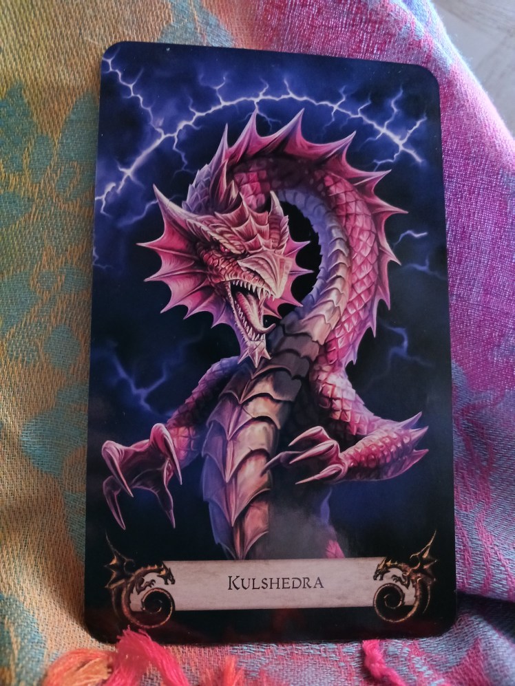 Kulshedra Anne Stokes dragon card