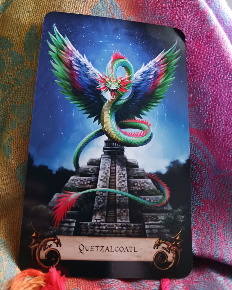 Quetzalcoatl Anne Stokes dragon card