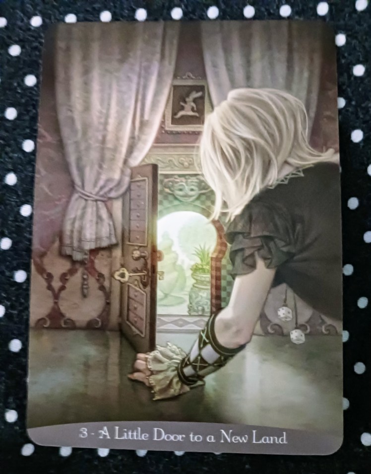 Little door to strange land_Alice Wonderland oracle