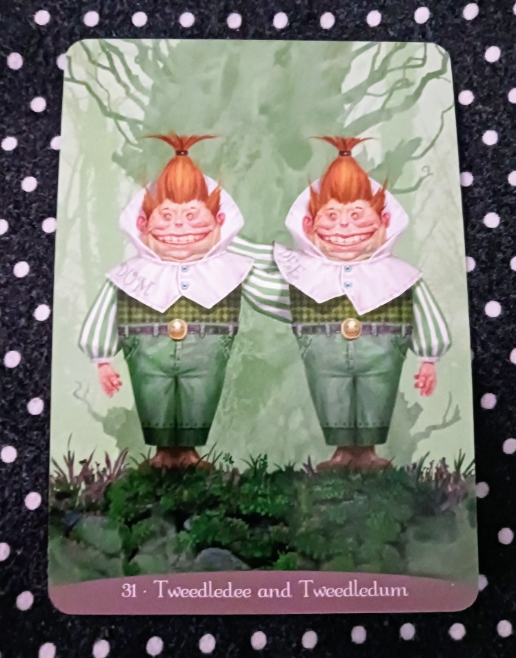 Tweedledee and Tweedledum_Alice Wonderland oracle